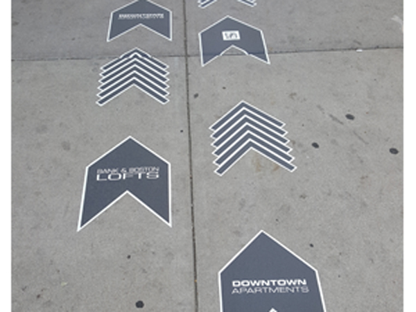 Sidewalk Directionals